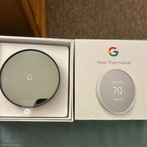 Google Nest Thermostat - Silver